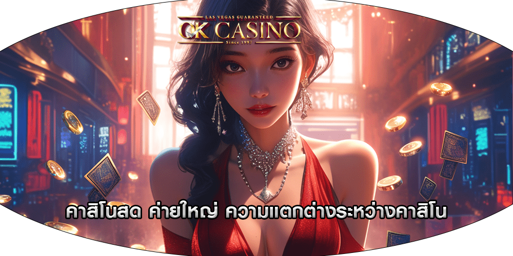 คาสิโนสด ค่ายใหญ่ ความแตกต่างระหว่างคาสิโน