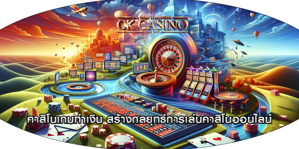 คาสิโนเกมทำเงิน สร้างกลยุทธ์การเล่นคาสิโนออนไลน์