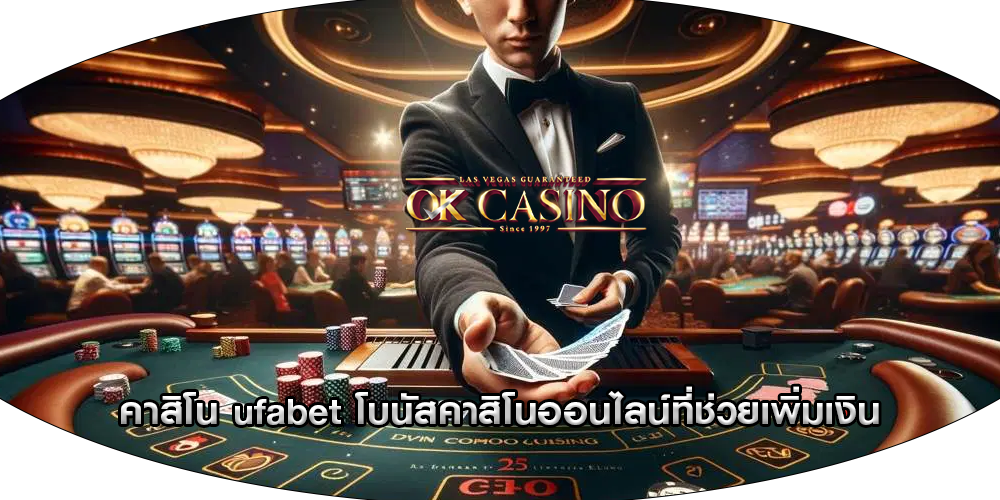 คาสิโน ufabet โบนัสคาสิโนออนไลน์ที่ช่วยเพิ่มเงิน