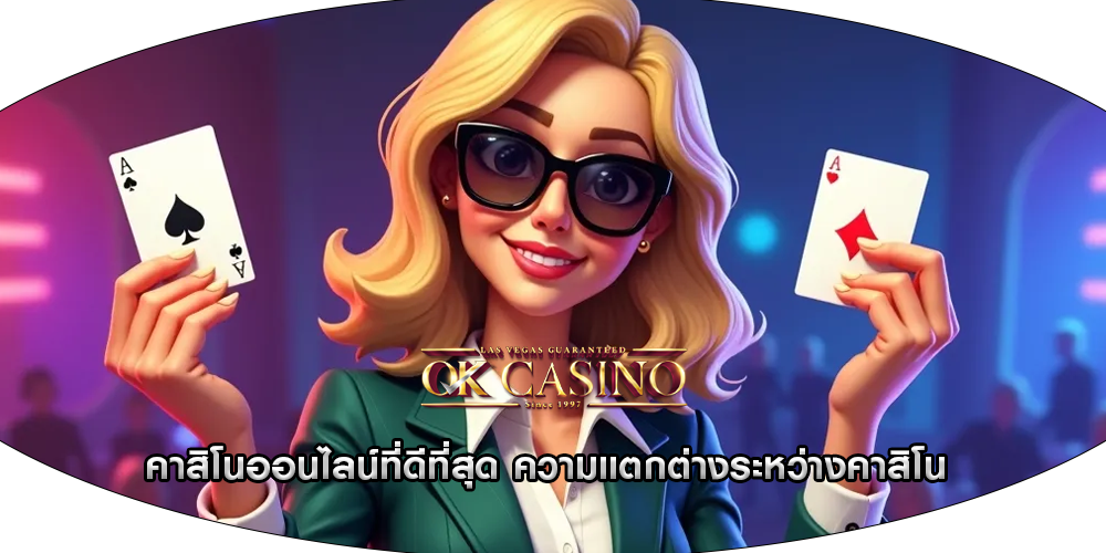 คาสิโนออนไลน์ที่ดีที่สุด ความแตกต่างระหว่างคาสิโน