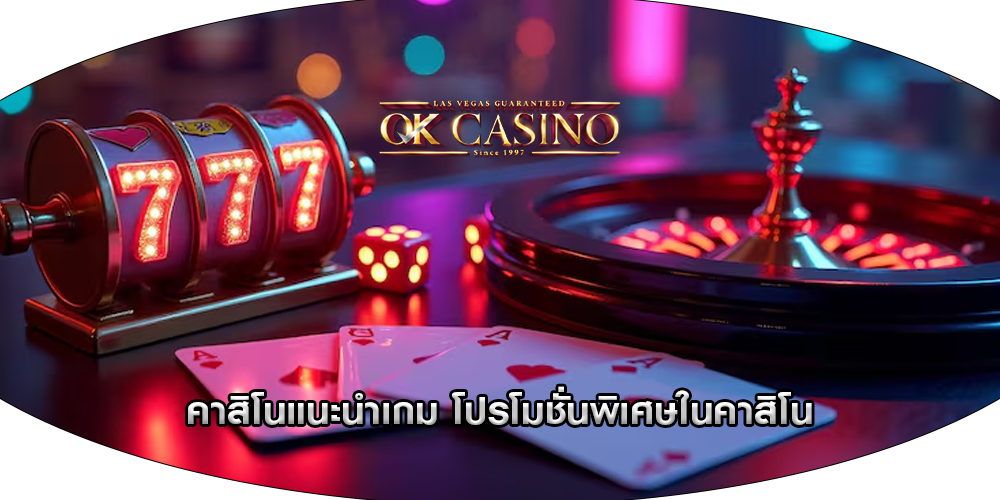 คาสิโนแนะนำเกม โปรโมชั่นพิเศษในคาสิโน