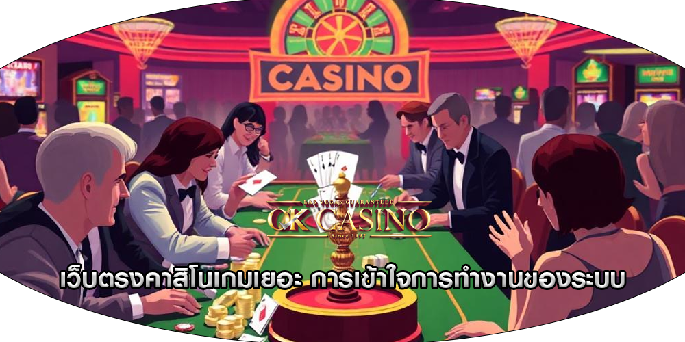 เว็บตรงคาสิโนเกมเยอะ การเข้าใจการทำงานของระบบ