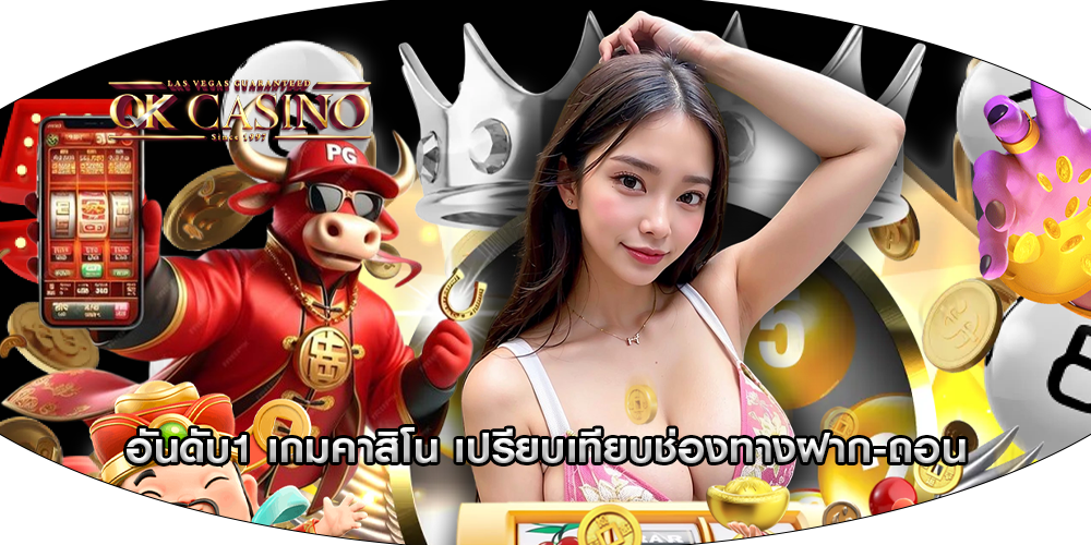อันดับ1 เกมคาสิโน เปรียบเทียบช่องทางฝาก-ถอน