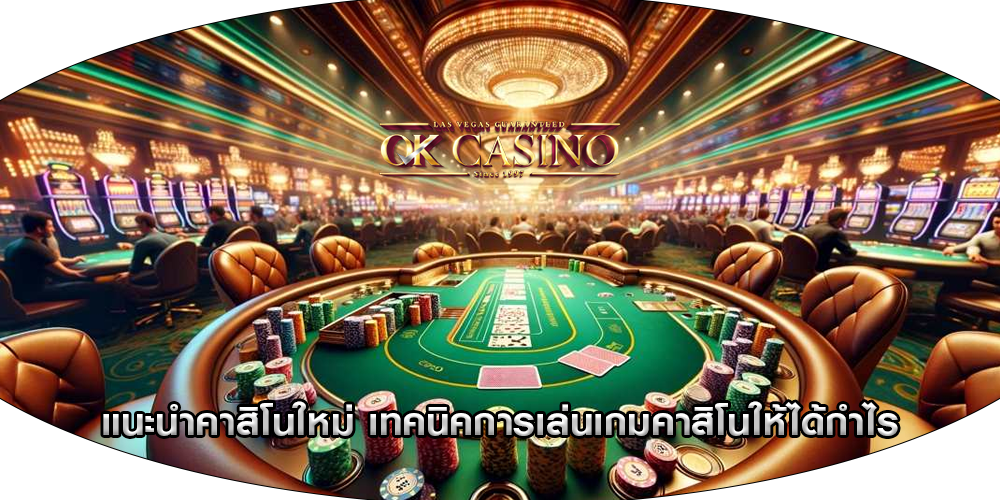 แนะนำคาสิโนใหม่ เทคนิคการเล่นเกมคาสิโนให้ได้กำไร